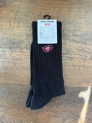 Uniqlo Japan Kaws X Warhol Black Socks 25-27cm (Adults US Size 7-9) NWT - Image 1 of 3