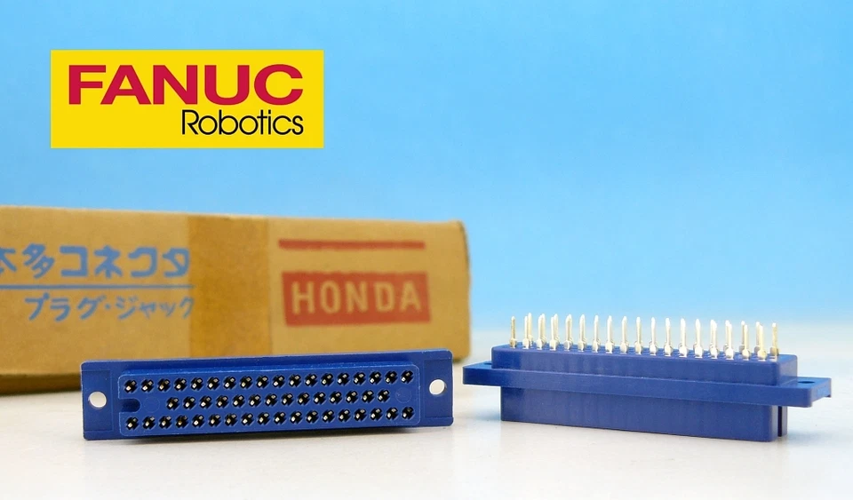 1 x Genuine MR-50FD 50 pin Female HONDA Japan CONNECTOR FANUC CNC Plug PCB Mount - Image 1 of 1