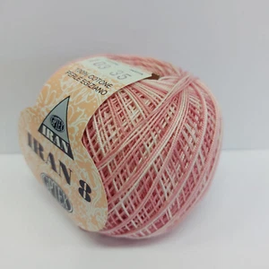 Cotone perlè egiziano da uncinetto n°8 50 gr. colore 103 rosa sfumato - Foto 1 di 3