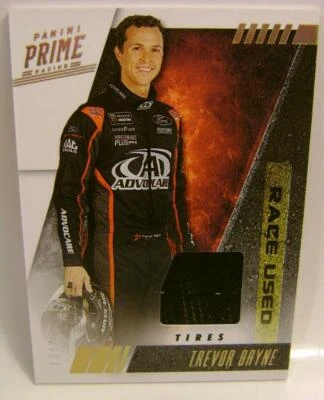 TREVOR BAYNE #16 /25 RACE USED TIRES NASCAR PANINI PRIME RACING 2019 - Image 1 of 2