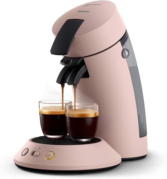 Coffee machine philips senseo pod electrique quadrant hd7865/00 with vase Photo Related