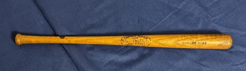 Wood Mini 16" Souvenir Baseball Bat 1950's CHICAGO CUBS Louisville Slugger 125 Cover