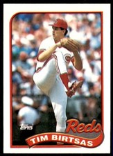 1989 Topps Tim Birtsas Baseball Cards #103