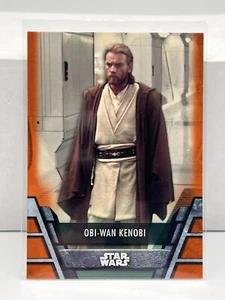 OBI-WAN KENOBI 2020 Topps Star Wars Holocron Orange Parallel Jedi-5 32/99 - Picture 1 of 2