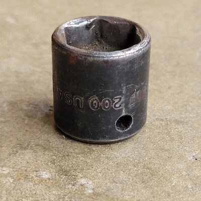 Snap On Tools IMF200 3/8 inch drive 5/8" SAE 6 point  impact socket USA - Image 1 of 4