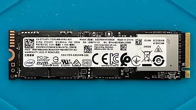 INTEL SSD NVMe M.2 256 GB - PCIe Gen 3x4 - SOCKET M TYPE - 2280 - 22 X 80 mm - Immagine 1 di 3