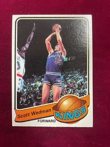 FB40) 1979-80 Topps #7 Scott Wedman Sacramento Kings Excelente/Nuevo - Imagen 1 de 2