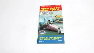 1978 NHRA RULE BOOK NOS DRAG RULES NATIONAL HOT ROD ASSOCIATION NOS - Picture 1 of 3
