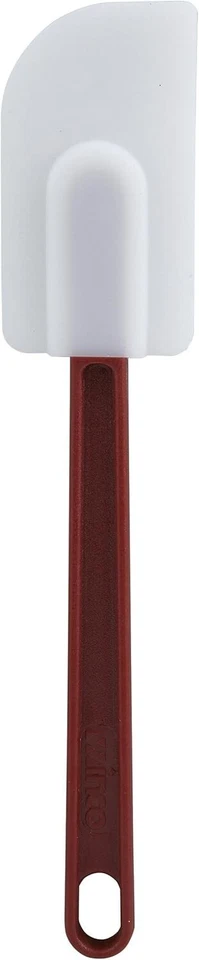 Winco Flat Silicone Spatula, 10-Inch, White - Изображение 1 из 1