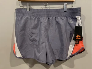 NEW RBX Performance Running Shorts Gray/Orange Size L - Picture 1 of 8