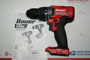 New Bauer 1791C-B1 20v 1/2" Drill Driver -Bare Tool Only) No Battery no Charger  - Picture 1 of 6