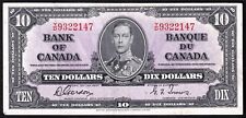 Canada 1937 $10 Ten Dollar Banknote Gordon - Towers Y/D 9322147