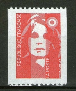 TIMBRE 2819a NEUF XX SANS CHARNIERE - MARIANNE BICENTENAIRE ROULETTE N° ROUGE - Photo 1/1