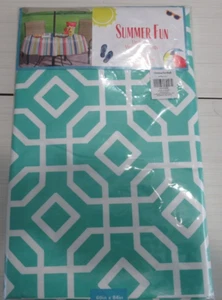 TABLECLOTH. PICNIC TABLE UMBRELLA ZIPPER. 60 X 84" - Picture 1 of 1