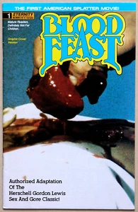 Blood Feast #1 Graphic Photo Cover - Eternity Comics - Herschell Gordon Lewis - Imagen 1 de 5