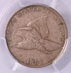 1857 Flying Eagle Cent - PCGS VF25 - Picture 1 of 3