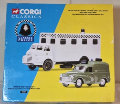 CORGI CLASSICS Hampshire Police Set - Bedford S Control Unit & Morris 1000 Boxed - Image 1 of 4