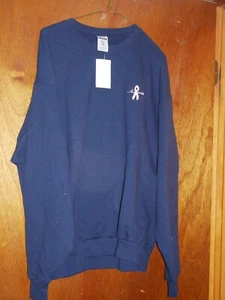 Sudadera New Jerzees Azul Marino Azul Marino Rosa Det Damas Grande - Imagen 1 de 4
