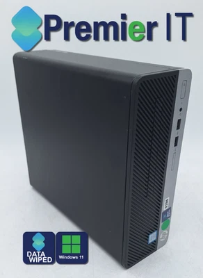 HP ProDesk 400 G4 SFF Desktop - Intel Core i5-7500 8GB RAM + 500GB SSD - Image 1 of 4