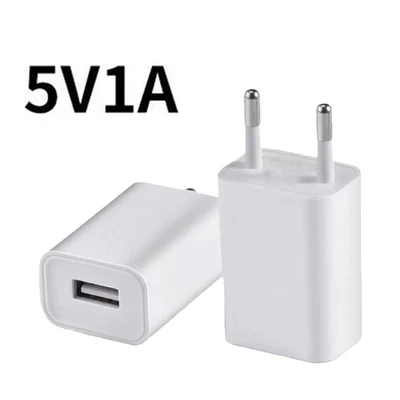 EU USB Ladegerät 5V 1A USB Netzteil Stecker Ladeadapter USB Netzstecker Adapter - Bild 1 von 4
