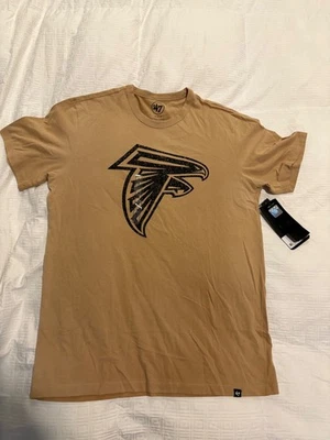 Atlanta Falcons '47 Brand Dusted Tan Khaki T-shirt men’s Size medium, NWT - Image 1 of 4
