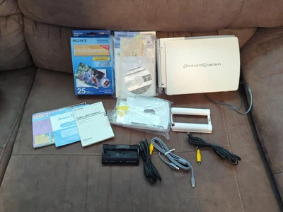 Sony Picture Station Digital Photo Thermal Printer DPP-EX50 & Cybershot Station - Image 1 of 4