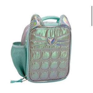 Iridescent Cat Backpack & Lunch Bag Set For Girls NWT $30 - Picture 1 of 3