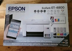 Epson EcoTank Exceed Your Vision ET-4800 All-in-One Supertank Printer BRAND NEW - Picture 1 of 3