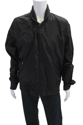 Chaqueta Penfield Para Hombres Cuello Dos Bolsillos Manga Larga Cremallera Negra Talla XL Foto 1 de 4