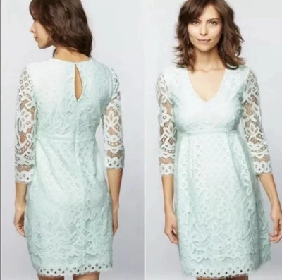 Baby Shower Dress Lace Pea in the Pod Maternity Wedding Formal Party Large - Image 1 of 4