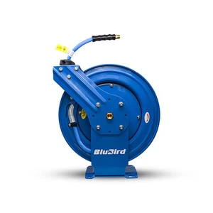 BLUBIRD BBRDA1250 Dual Arm Retractable Hose Reel, 1/2" x 50' Air Hose, - Picture 1 of 9
