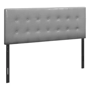 Monarch Specialties Bed, Headboard Only, Queen Size, Bedroom, Upholstered, Pu Le - Picture 1 of 8