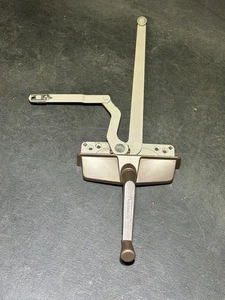 Dual Arm Left-Hand Casement Window Operator & Handle Truth Crank Semco - Picture 1 of 9