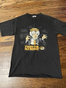 Missouri Tigers Trikot Fußball ESPNU Y2K schwarz kurzarm Herren Large - Bild 1 von 7