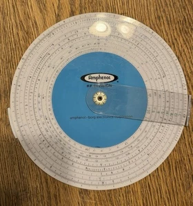 Amphenol Radio Transmission Line Calculator Smith Chart Circular Slide Rule - Picture 1 of 7