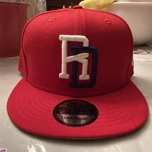 New Era 9Fifty Dominican Republic National Team Snapback Adjustable Hat OSFM NWT - Picture 1 of 8