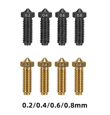 硬化钢喷嘴适用于 Anycubic Kobra S1/Kobra S1 组合 S1C 黄铜喷嘴 — 第 1/4 张图片