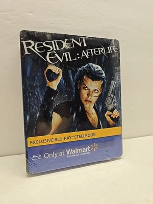 RESIDENT EVIL AFTERLIFE EXCLUSIVE BLU RAY STEELBOOK WALMART RATED R NEW IN PKG. - Image 1 of 2