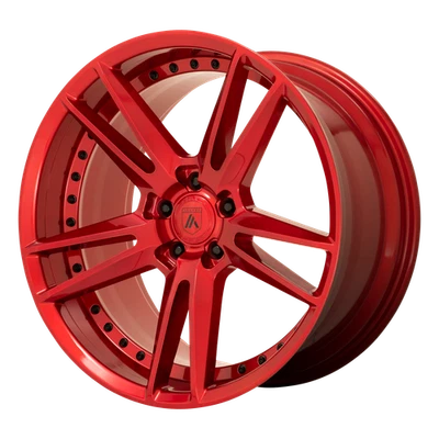 20x9 Asanti Black ABL-33 Reign Candy Red Wheel 5x112 (35mm) - Image 1 of 4