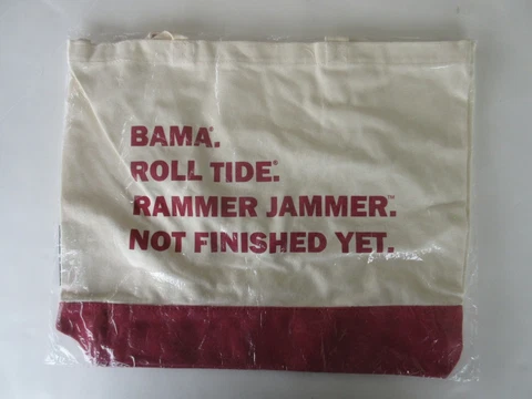 University of Alabama Canvas Tote Bag Cover