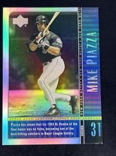 2000 MIKE PIAZZA SN 55/100 UPPER DECK LEGENDS COMMEMORATIVE COLLECTION #47