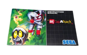 DeCap Attack Sega Mega Drive Instruction Booklet - Imagen 1 de 3