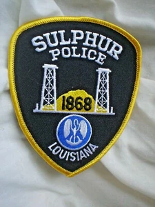 F1 ONE SEW ON  CLOTH PATCH APPROX 10 CM SULPHUR LOUISIANA USA  AMERICA - Picture 1 of 1