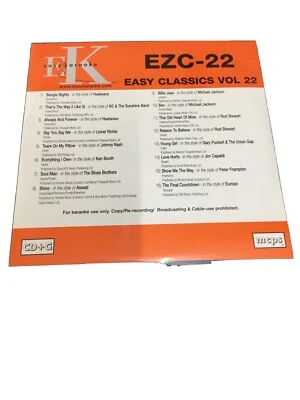 Easy Karaoke Easy Classics EZC 22 - Image 1 of 2