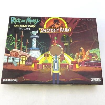 JUEGO RICK & MORTY ANATOMY PARK 2017 Cryptozoic Caja Abierta Completa NUEVO Foto 1 de 4