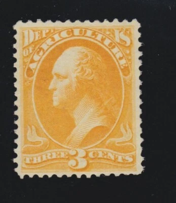 US O3 3c Agriculture Department Official Unused w/ PF Cert VF OG LH SCV $225 - Image 1 of 3