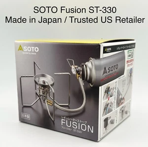 NEW SOTO Fusion ST-330 Pocket Burner Portable Stove Camping Backpacking 250g - Picture 1 of 15