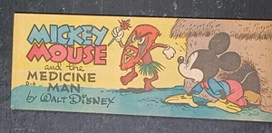 Mickey Mouse And The Medicine Man Walt Disney Comic Strip Book 1951 RARE BOX-29 - Bild 1 von 5