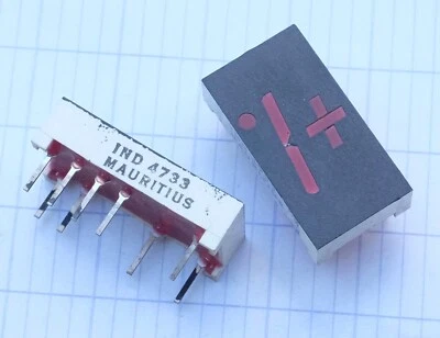 2x IND 4733 afficheur LED rouge +1. Lot de 2 - Photo 1/4