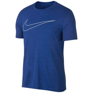 Nike Breath Athletic Shirt Dri-Fit Mens XL Blue Black New NWT - Picture 1 of 3